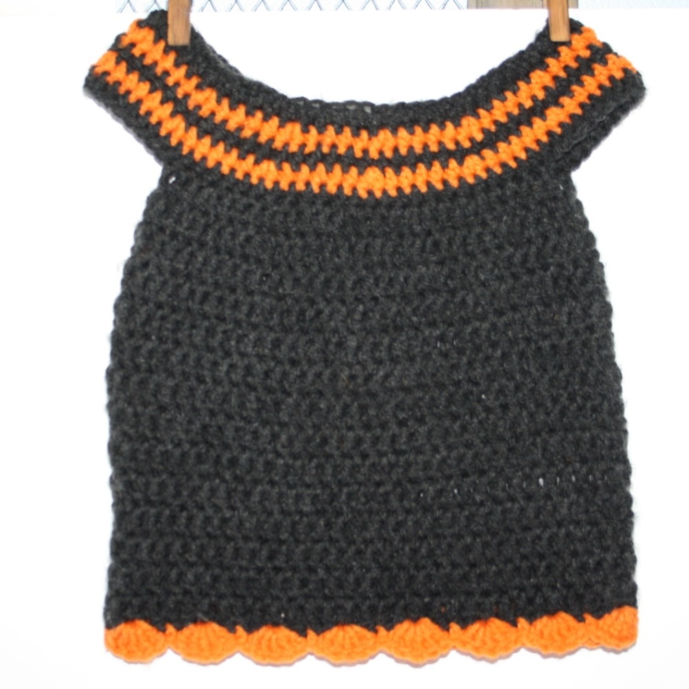 🎃 HALLOWEEN BABY DRESS · SIZE 3–6 MO 🎃